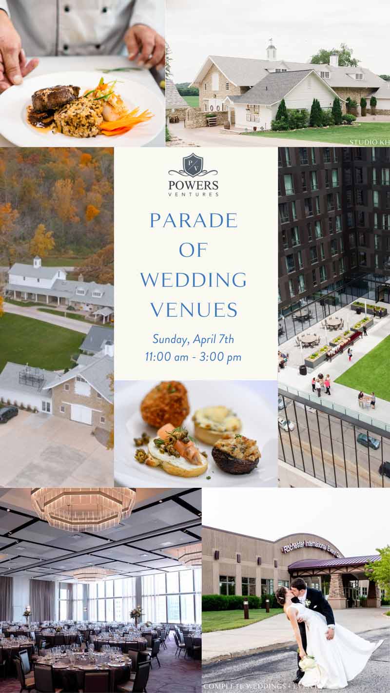 Parade of wedding venues in Rochester, MN